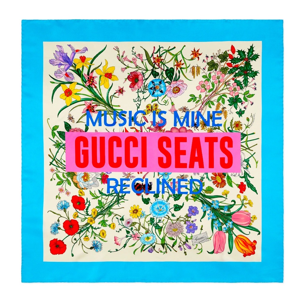 Gucci 100 Sony Music Silk Carre